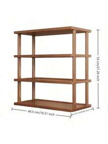 Organisateur de bureau en bambou, étagères de rangement à plusieurs niveaux pour le bureau, la maison, la cuisine, le salon. Peut être utilisé comme range-chaussures, porte-tasses, support pour plantes