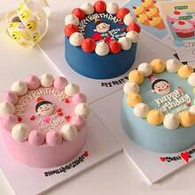 5Pcs/Set Large Size Round Piping Nozzle Cake Cream Pastry Tools Stainless Steel Icing Tips For Cupcake Decorating - Multicolor - View 2