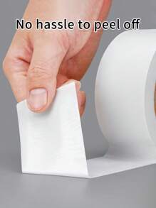 1 Roll Super Sticky Duct Tape, White Silver Cloth-Based Tape, Multi-Purpose, No Residue, Can Be Torn By Hand, Suitable For Duct Repair, Window Gap Sealing, Exhibition Carpet Fixing, Daily Home Use