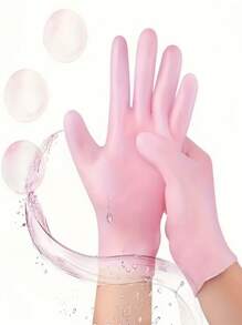 2Pcs Silicone Moisturizing Relief Socks, 1pair High Elastic Absorption Pressure Socks, Reusable Aloe Socks, Overnight SPA Sock, Anti-Slip Gel Heel Socks For Women Men Dry Skin Dry Feet Rough Skin, Home Foot Care, Use With Your Favorite Lotions, And Creams,Bag,Organizer,Storage