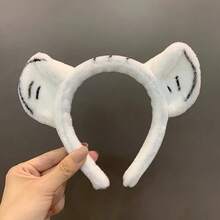 1 Set Lion Costume Including: Lion Ear Headband, Lion Tail, Nose, Bow Tie, Skirt, Gloves, Hair Hoop, Hair Scrunchie, Headband - Multicolor - View 14