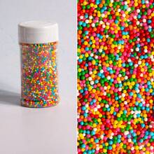 85g/3oz 蛋糕装饰用糖粒，2mm 圆形珍珠，用于冰淇淋、纸杯蛋糕、烘焙、饼干、蛋糕配料，适用于独立日婚礼派对、生日派对、圣诞派对甜点装饰