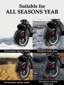GLDYTIMES 10 Inch 10x2.75-6.5 Off-Road Rubber Tire , Titan PRO Electric Scooter Explosion Proof Super Grip