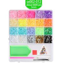 Aproximadamente 16000/6400/6600 piezas de Cristales de resina de 3 mm, Cristales de gelatina redondos AB sin termofijado al por mayor para manualidades DIY, ropa, tumblers, maquillaje facial, manicura y uñas, maquillaje facial y de ojos, tumblers, botellas, manualidades y decoración