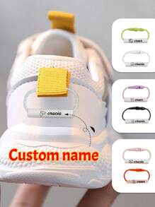LICVIC 5-100 Pcs Personalized Custom Shoe Name Tags, For School To Distinguish Shoes, Clothes, Umbrellas, Water Cups And Other Daily Necessities, Children's Day Gifts, Birthday Gift, For Him/Her, Kids, Children, Family, Friends, Son, Daughter, For Anniversaries, Gift Reusable Cute, Adorable, Unique Ideal Gifts Back To School