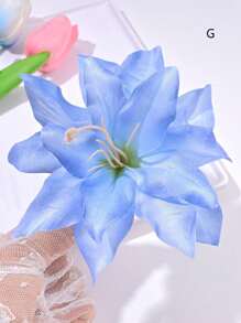 1pc Tropical Style Faux Flower Hair Clip, Suitable For Travel Photo Shoot And Outfit Accessory Claw Clips Hair Claws Hair Barrettes