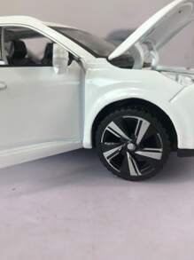 1pc Simulation Zinc Alloy Die-Cast Offroad SUV Car Model, 5.78inch Length X 2.55inch Width X 1.96inch Height, Realistic Exterior Alloy Toy Car With Openable Doors & Hood, Movable Tires, Detailed Interior, Lights & Sound Effects, Suitable As Collection/Gift For Boys/Kids