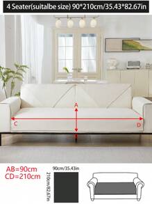1 Stück Sofapolster für alle Jahreszeiten, moderner minimalistischer Chenille rutschfester, verschüttungssicherer Sofasitzbezug, Sofaüberzug, staubdicht, schmutzabweisend, waschbar, haustierfreundlicher Schutzbezug, verstellbare Passform für Schlafzimmer, Büro, Wohnzimmer, L-förmiges Sofa