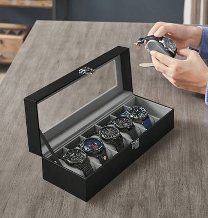 Uhrenboxen & Organizer Schulanfang Schlafsaalaufbewahrung