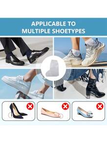50pcs Disposable Rain Shoe Covers, Rainwear, Waterproof, One-Time Use Products
