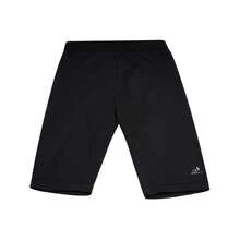 Adidas 条纹时尚女式短袖连衣裙 HB3572 - 黑與白 - 查看 3