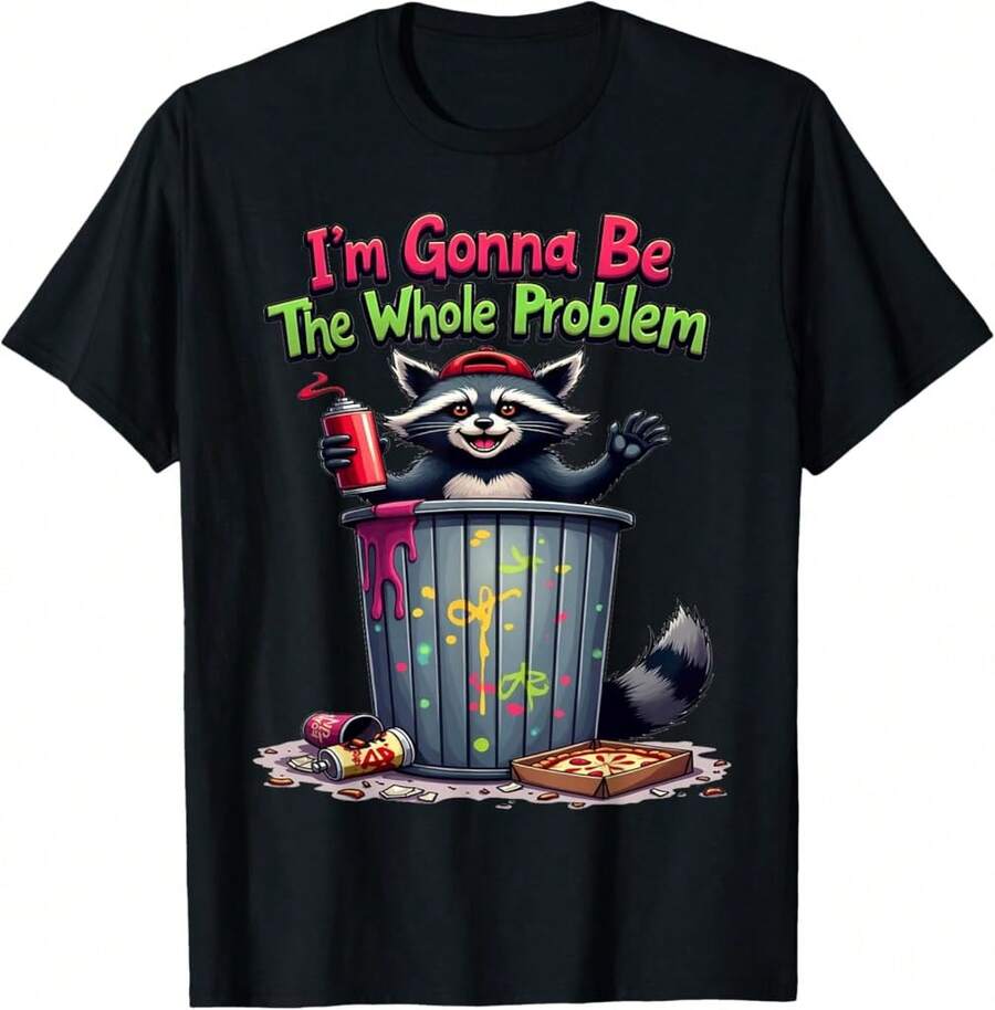 Voy a ser el problema completo - Camiseta - Negro - Ver 1