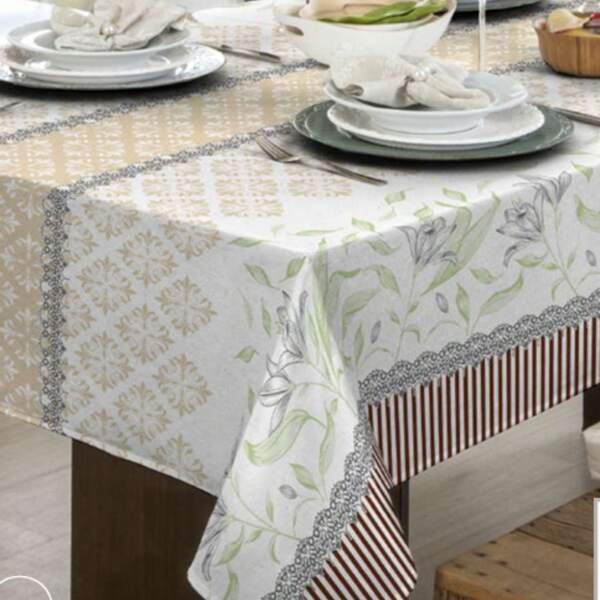 Toalha De Mesa Linhão Rústica Oxford Luxo 8  Lugares Varias Estampas