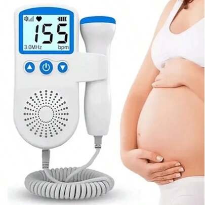 Baby Detector De Frecuencia Cardíaca Fetal Portátil Doppler