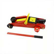 2 Ton Tonne Hydraulic Trolley Floor Jack With Plastic Storage Carry Case Car Van - Red - View 3