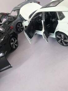 1pc Simulation Zinc Alloy Die-Cast Offroad SUV Car Model, 5.78inch Length X 2.55inch Width X 1.96inch Height, Realistic Exterior Alloy Toy Car With Openable Doors & Hood, Movable Tires, Detailed Interior, Lights & Sound Effects, Suitable As Collection/Gift For Boys/Kids