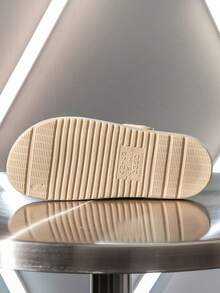 Men's Slip Resistant Outdoor Sandal Slippers, EVA Two-Way Wear - Khaki - View 4