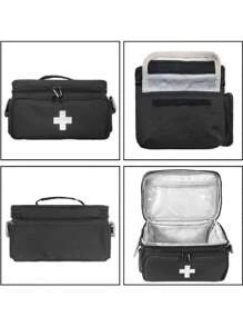 1pc Hot Selling First Aid Kit Multi-Function Multi-Pocket Storage Bag Medicine Bottle Storage Bag First Aid Medical Box Portable Medical Tool Kit Travel Medicine Bag