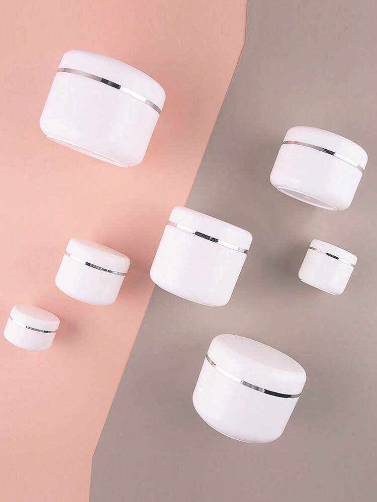 20/50/100/150g Cosmetic Jars, Refillable Travel Toiletries Containers, Cream Dispensers, Diy Bottles With Lids, Leakproof Travel Accessories, Great For Travel, Suitable For Face Moisturizer And Lotion Dispensing, Travel Cream Jars - Multicolor - View 5