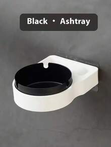 1件装吸烟壁挂式烟灰缸，适用于家庭客厅、卫生间、壁挂式马桶，创意无孔防飞灰烟灰缸，可拆卸，易清洁 - 彩色 - 查看 13