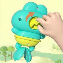 1 包可爱游泳青蛙洗澡玩具，儿童浴缸戏水玩具，男女通用发条漂浮玩具，儿童泳池玩具 - 彩色 - 查看 7