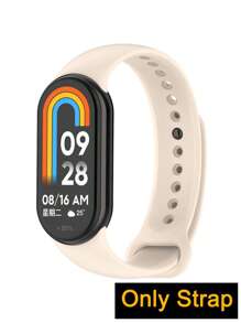سوار ساعة من السيليكون متوافق مع شاومي Mi Band 3/4/5/6/7/8/9، من خامة جلدية صحية وقابل للتنفس ومقاوم للماء للرياضة، سوار قابل للتعديل، موديل كاجوال وعصري مناسب للاستخدام اليومي والأعياد والحفلات والمنزل والهدايا، إكسسوارات ساعة ذكية