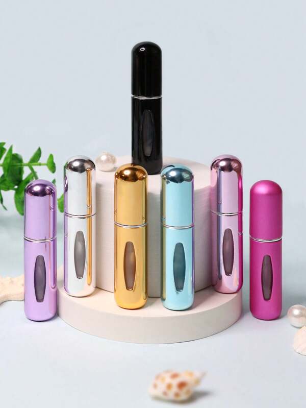 6Pcs Travel Perfume Bottle Refillable Portable Mini Atomizer Spray Refill Bottle Women Pocket Dispenser Cologne Sprayer 5ml