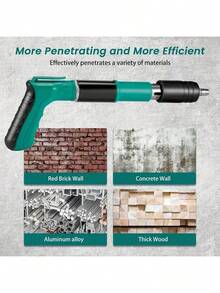 1 5-In-1 Manual Nail Gun, Suitable For Woodworking And Decoration - Powerful In Function, Can Easily Break Through 99% Of Common Materials, Including Pneumatic Concrete Nail Guns, Wood And Brick Wall Nail Guns, Nail Gun Accessories - No Electricity Or Batteries Required (Excluding Gunpowder And Nail Bullets) - Multicolor - View 3