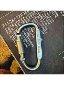 Locking Carabiner Clip 1/3/5pcs Premium Aluminum Alloy D-Ring Key Chain Hook Carabiners Key Chain Clip Hook For Camping, Hiking,Traveling, Fishing, Backpack,Hammocks, Yoga Swing, Camping, Keychain, Dog Leash