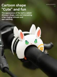 ROCKBROS Dinosaur-Themed Bike Bell Cartoon Alarm With 100dB Alert Waterproof Aluminum Alloy