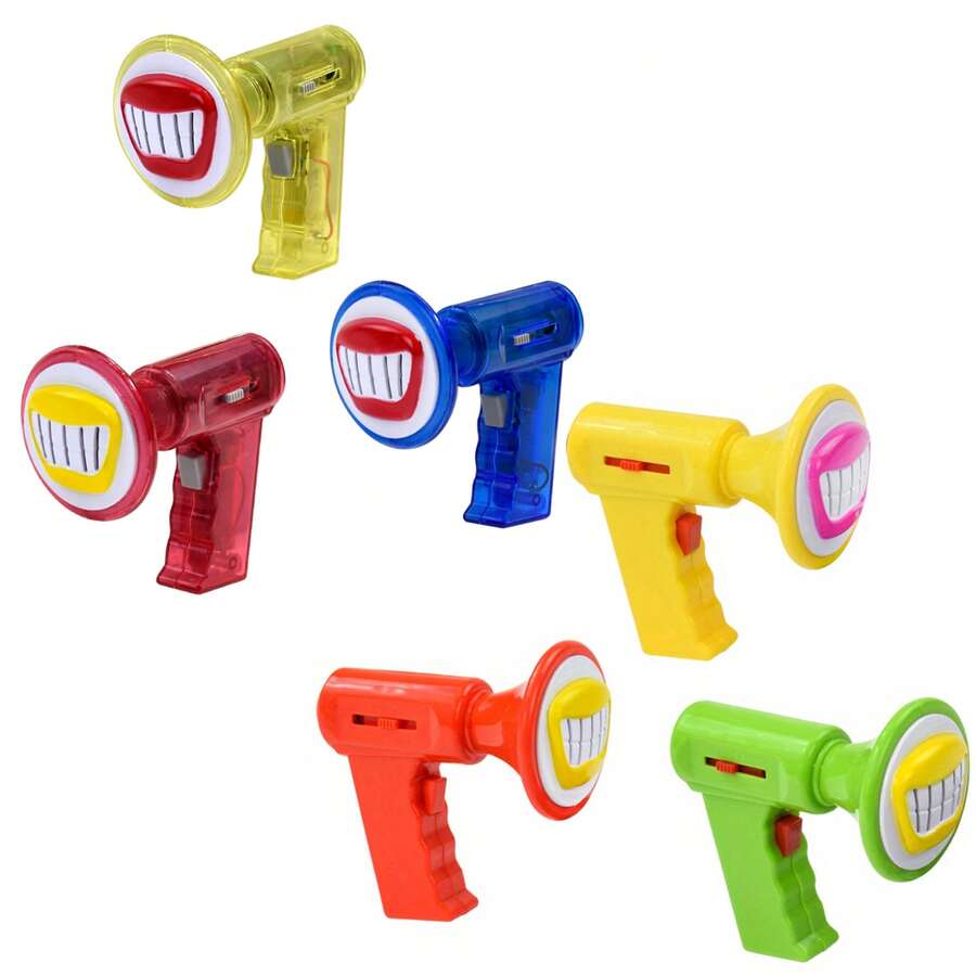 儿童变声玩具，6 种音效，手持扬声器，扩音器，儿童恶作剧玩具，趣味玩具 - 彩色 - 查看 1