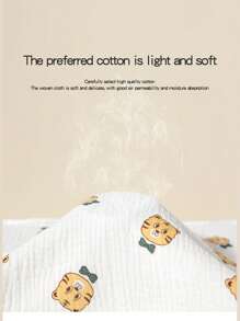 3pcs/Set Newborn Baby Cotton Gauze Handkerchief, Soft Baby Face Towel & Washcloth