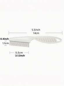 1pc 2-In-1 Pet Hair & Tear Stain Remover Brush - Stainless Steel Dog & Cat Flea Comb, Effectively Trims & Gently Removes Matted Fur And Fleas, Suitable For Dogs And Cats