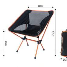 1 Stück Klappstuhl Ultraleicht abnehmbar tragbar leicht Klappsitz Angeln Camping Zuhause BBQ Garten Wandern