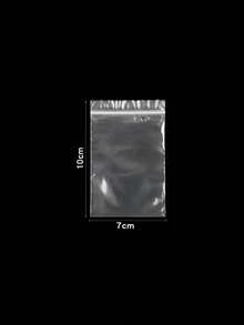 20/50/100pcs/Bag 4*6/5*7/6*8/7*10/8*12cm Zipped Lock Reclosable Plastic Poly Clear Bags Bulk Jewelry Craft Accessory Packaging - White and Transparent - View 11