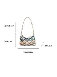 Bolso de hombro de diseño de nicho de lujo retro de alta gama