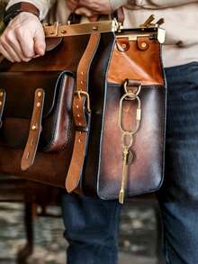 Llavero ovalado con cadena dividida, Portallaves con  de rosca, llavero de clip de metal dorado con cierre de rosca para mujeres y hombres, Llavero de formas especiales para colgar en la cintura, Llavero de metal grande, Equipo para exteriores - Multicolor - Ver 6