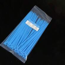 100pcs/Set Multi-Purpose Plastic Zip Ties, Soft & Durable Plant Fixing Straps, Convenient Garden & Lawn Care Cables, Easy To Use Directly Hole And Pull Fastening