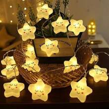 Star Light String, Clouds, Rainbow, Beautiful, Warm, Creative, Suitable For Rooms, Bedrooms, Outdoors
