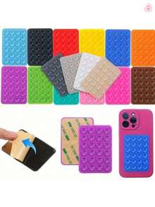 Silicone Suction Phone Case Mount,Phone Suction Grip,Octobuddy,Sticky Phone Grip, Adhesive Phone Stand Sticky For Cell Phone - Multicolor - View 6