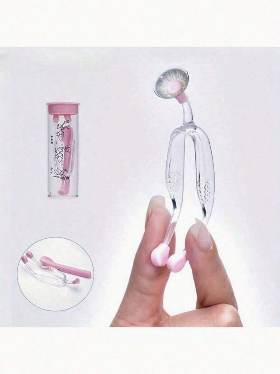 Aplicador de lentes de contacto de punta blanda - Insertador/Removedor manual de lentes de contacto apto para lentes de color y transparentes, accesorios de cuidado ocular adecuados para diversos colores de ojos - Sin necesidad de batería