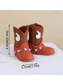 1pc/2pcs/23pcsRodeo Cake Decorations, Cowboy Theme Birthday Cake Decorations Brown White Ball Cake Decorations, Western Cowboy Hat Cowboy Boots Soft Clay Decoration Cake Decorations, Suitable For Cowboy Theme Party Cake Decorations, Western Style Cake Decorations, Suitable For Men's Birthday Cake Decorations, Retirement Party Cake Decorations - Multicolor - View 12