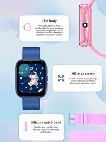 ERUN Montre connectée pour garçons/filles, écran tactile IPS de 1,54 pouces, mini caméra, lecteur de musique, montre de jeu, lampe de poche, narration, cadeau d'anniversaire, surprise de vacances, fournitures scolaires, fête des enfants