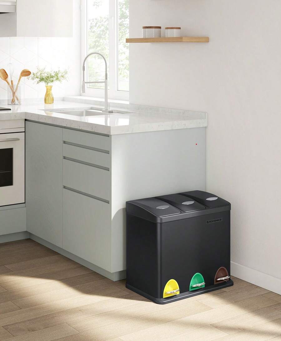 Trash Cans - Schwarz - Xem 1