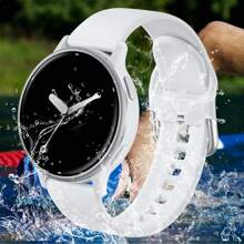 20mm Silicone Band Compatible With Garmin Vivoactive 6/Vivoactive 5/ Vivoactive 3 Watch Bands/Venu/Venu 2 Plus/Venu Sq/Galaxy Watch 7 6 5 4 40mm 44mm/Watch 4/6 Classic 42mm 46mm 43mm 47mm For Women Men, Soft Sport Replacement Strap For Forerunner 645/245/Galaxy Watch 5 Pro 45mm/Active 2 Watch/Watch 3 41mm