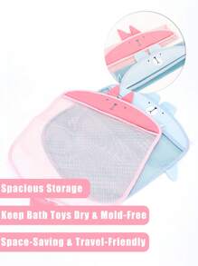 Hanging Bathtub Storage Basket, Organize Stylish Toys And Bathroom Accessories, Bathroom Accessories Bathroom Cartoon Mesh Hanging Bag Bath Toys Hanging Storage Bag Bathtub Bathroom Sundries Organizer Mesh Bag