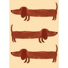 Tranh treo tường nghệ thuật động vật vui nhộn, tranh vải hiện đại, hình ảnh trừu tượng cho phòng khách, trang trí nhà, quà tặng, khung tùy chọn - Nhiều màu - Xem 17