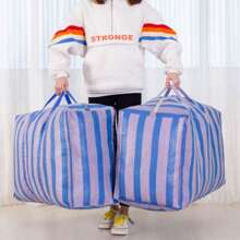 Large Capacity Moving Storage Bags With Reinforced Handles, Luggage Moving Bags, Heavy Duty Storage Bins For Storing Clothes, Quilts, Pillowcases, Moving Supplies.