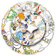 50PCS Cartoon Cute Goose Graffiti Sticker DIY Decoration Water Cup Notebook Skateboard Luggage Helmet Self-Adhesive - 50PCS - View 7