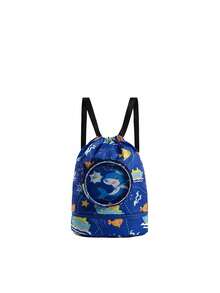 这款时尚精致的卡通泳包有多种图案可选，包括恐龙、兔子、鲨鱼、独角兽和兔女郎。它采用干湿分离式收纳设计，运动时尚，轻便可爱。这款泳包非常吸睛，适合日常使用、户外活动和上学。它是送给青少年的完美礼物（图案位置随机）（单拉链）。 - 均碼 - 查看 18